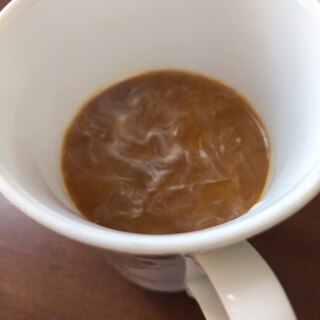 バニラ香るミルクホットコーヒー